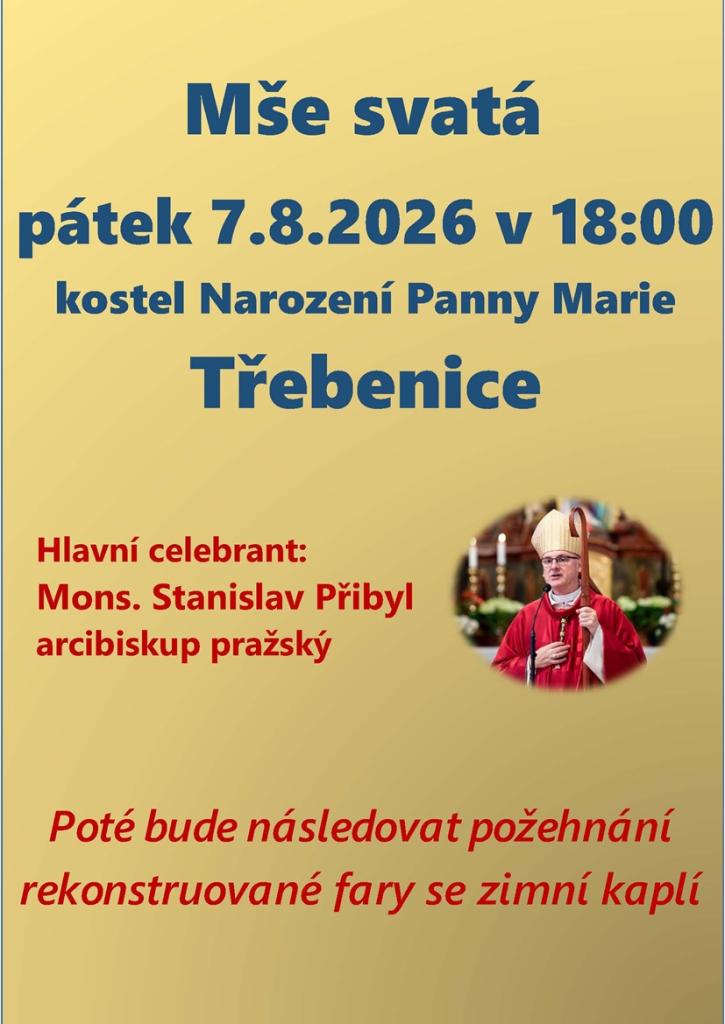 Žehnání fary Třebenice