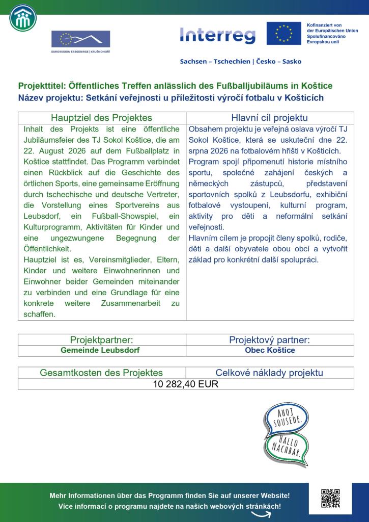 Povinná prezentace dotace 