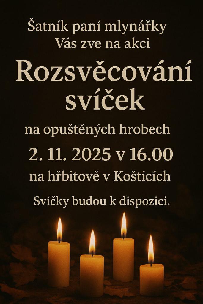 Rozsvěcení svíček