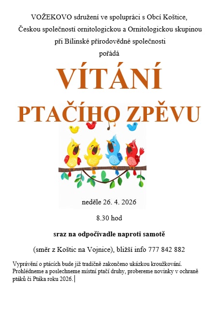 Vítání ptačího zpěvu