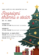 Rozsvícení stromků v obcích 1